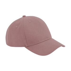 Beechfield 5 Panel Baseball Cap / Rose